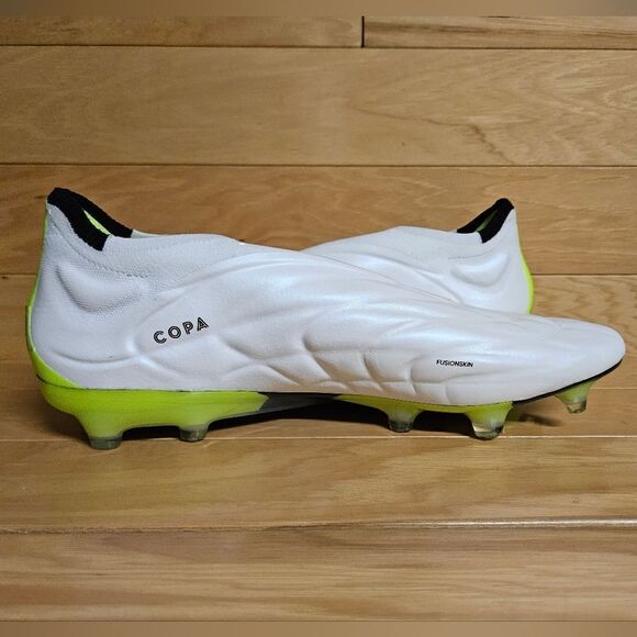 Adidas Copa Pure + FG Size 13 Soccer Cleats White Black \'Crazyrush Pack\' HQ8955 main image 5